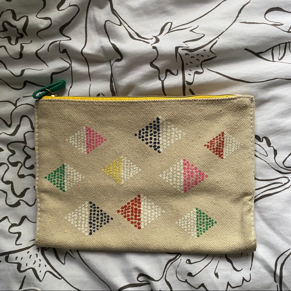 Geometric clutch/wallet.